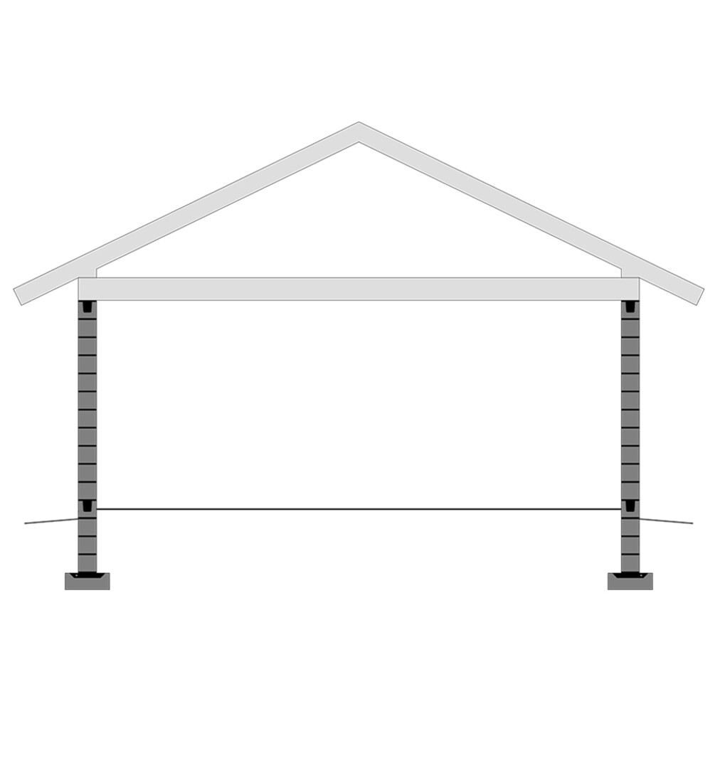 1-stāvu ēka