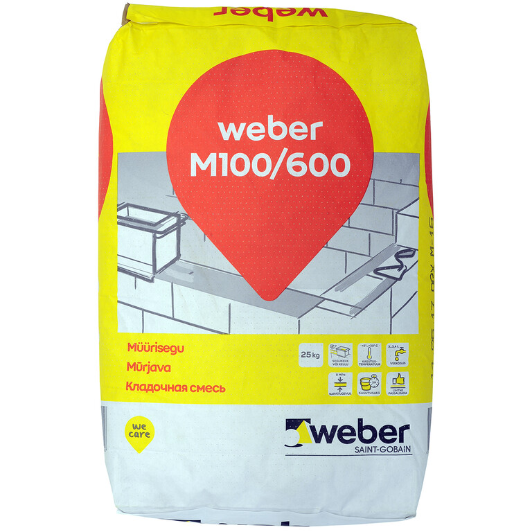 Mūrjava weber M 100/600